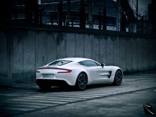 White sports car parking lot 7 - matte drawing free wallpaper for desktop