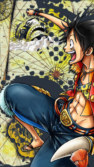 Cartoon character sword demon back 4 - a detailed drawing free wallpaper for mobile