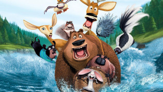 Cartoon bear animals water trees 2 - other animal free wallpaper