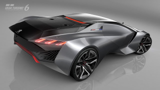 Futuristic car red light rear - a rear view mirror free wallpaper