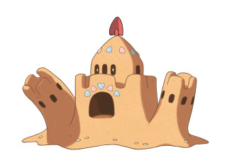 Sand castle red flag roof - a red flag free wallpaper