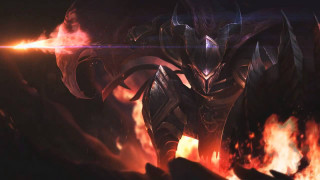 Demonic creature flames bright light - a demonic looking creature free wallpaper