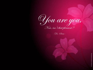Pink flower you are you 2 - free love wallpaper for desktop