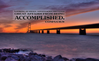 Bridge over water quote image - great free wallpaper