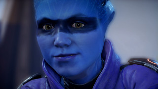 Blue hair blue outfit black - a blue jacket free wallpaper