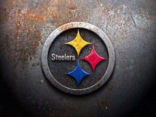 Pittsburgh football logo rusty surface 3 - rusty free wallpaper