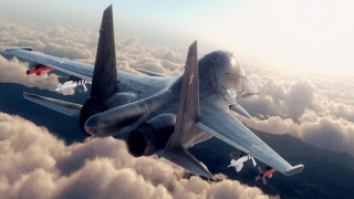 Military plane clouds fighter jets - a military plane free wallpaper