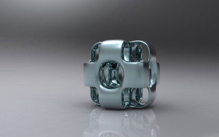 Silver object circular design surface - claire falkenstein free wallpaper