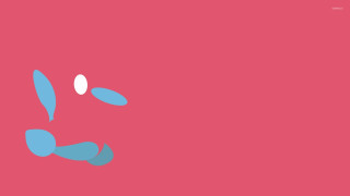 Pink background blue face white - a blue nose free wallpaper