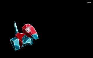 Red blue dog dark background - dog free wallpaper