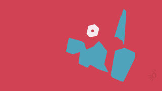 Red background blue white design - an abstract sculpture free wallpaper for desktop