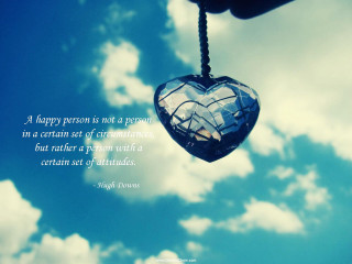 Heart shaped glass quote happy - doug ohlson free wallpaper