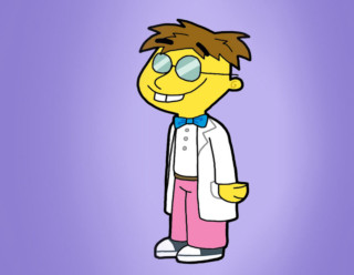 Cartoon character bow tie glasses - dean roger free wallpaper