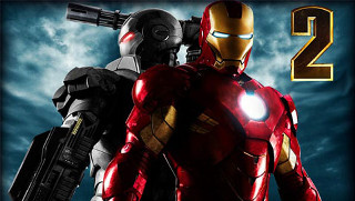 Ironman robot guns cloudy sky - marvel comic free wallpaper