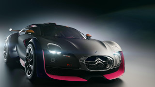 Black pink sports car bright - a white light free wallpaper