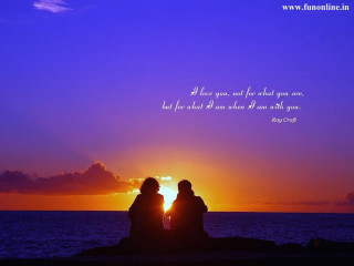 Sunset ocean watchers kennedy quote - cleve gray free wallpaper