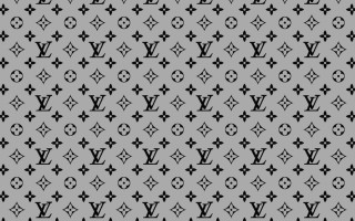Lv pattern black white gray - a mosaic free wallpaper