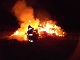 Firefighter night fire motorcycle burning - abstract free wallpaper