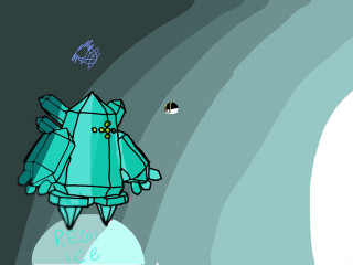 Cartoon character flying kite background - crystal cubism free wallpaper