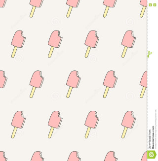 Pink yellow icecream white green - a green line free wallpaper for tablet