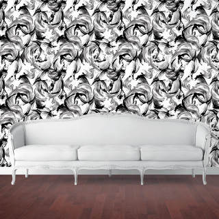 White couch black white pattern - a white couch free wallpaper for tablet