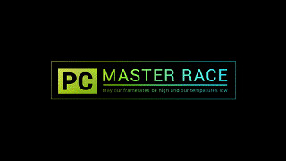 Pc master race logo green - rtx free wallpaper