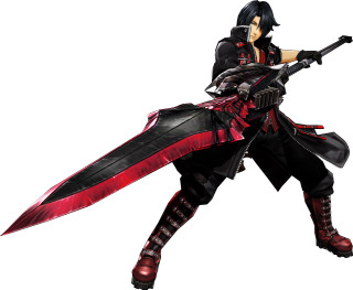 Man black outfit holding sword 2 - final free wallpaper for desktop