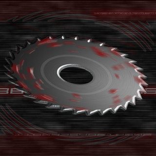 Circular object red black background - bedwyr williams free wallpaper for tablet