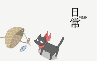 Cartoon cat mouse trap ukiyo - a mouse free wallpaper