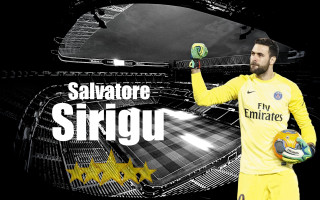 Man holding soccer ball glove - foto realistic free wallpaper