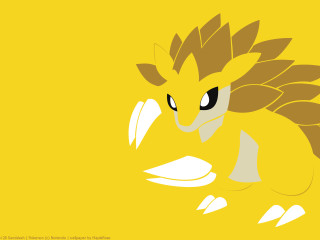 Yellow pony bird tail gradient - a tail free wallpaper