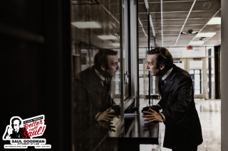 Man suit hallway glass door - another man in a suit free wallpaper