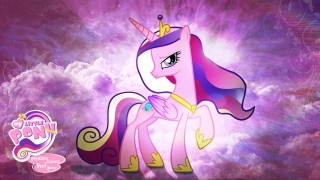 Pink pony crown clouds background - a pink pony free wallpaper