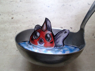 Spoon fish image side spoonrest - a spoon free wallpaper