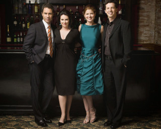 Group people bar alcohol shelves - the shelf free wallpaper