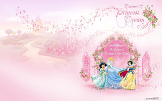 Pink princess wallpaper castle stars - a pink background free wallpaper