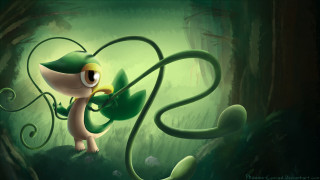 Cartoon character plant forest snake - vine free wallpaper for desktop