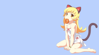 Cartoon girl cat back rococo - hint of yayoi kasuma free wallpaper for desktop
