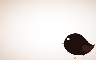 Black bird gradient background carlos - a black bird free wallpaper