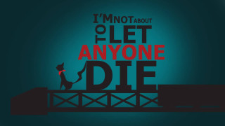 Man bridge poster not letting - im free wallpaper