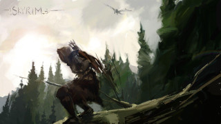 Man horse woods sword plane - darek zabrocki free wallpaper