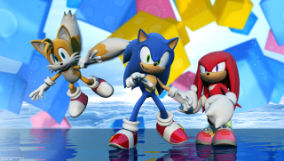 Sonic tails dancing water colorful - sonic free wallpaper