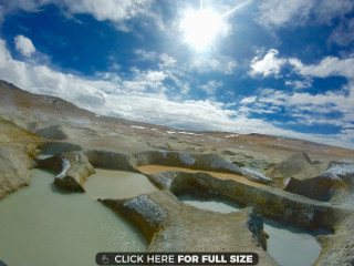 Large pool water rocks sand - domirinic fegallia free wallpaper