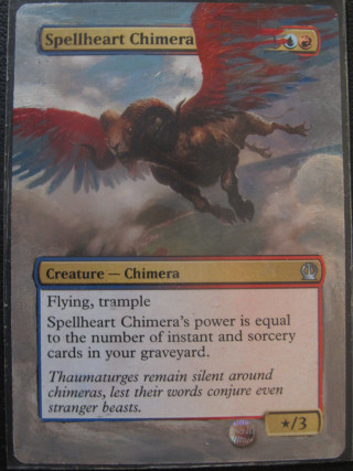 Kaijuu monster flying bird wings - a card free wallpaper