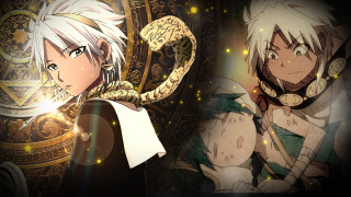 Anime characters white hair snake - egyptian art free wallpaper for desktop