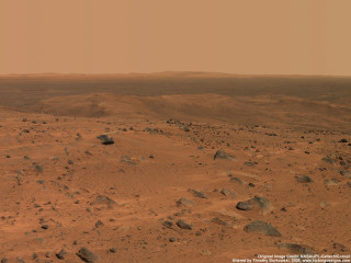 Barren desert rocks sand brown - barren free wallpaper