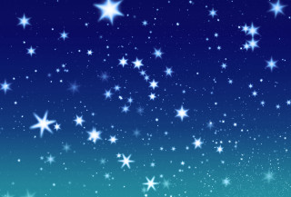 Blue background white stars sky - white star free wallpaper for desktop