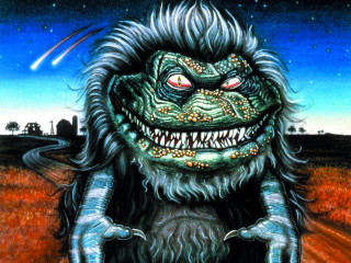 Monster big grin long hair - a monster free wallpaper