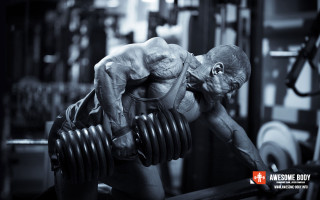 Man back squat barbell gym - a marble sculpture free wallpaper