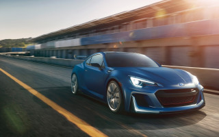 Blue sports car highway train - a highway next free wallpaper